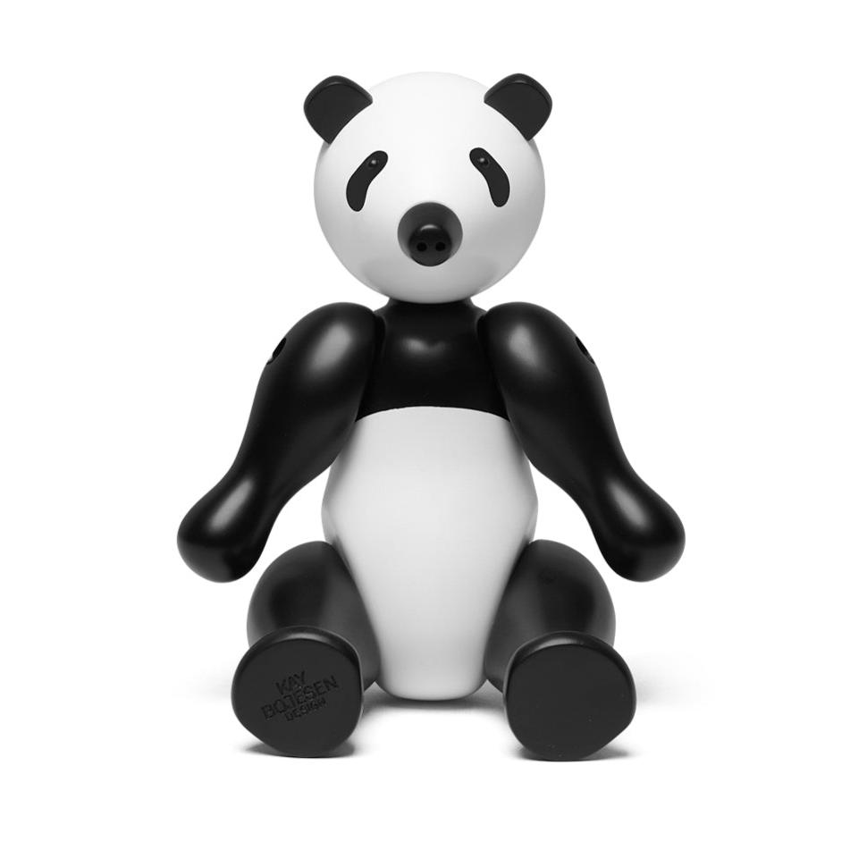 Kay Bojesen Pandabjørn, lille - sort/hvid - Bahne